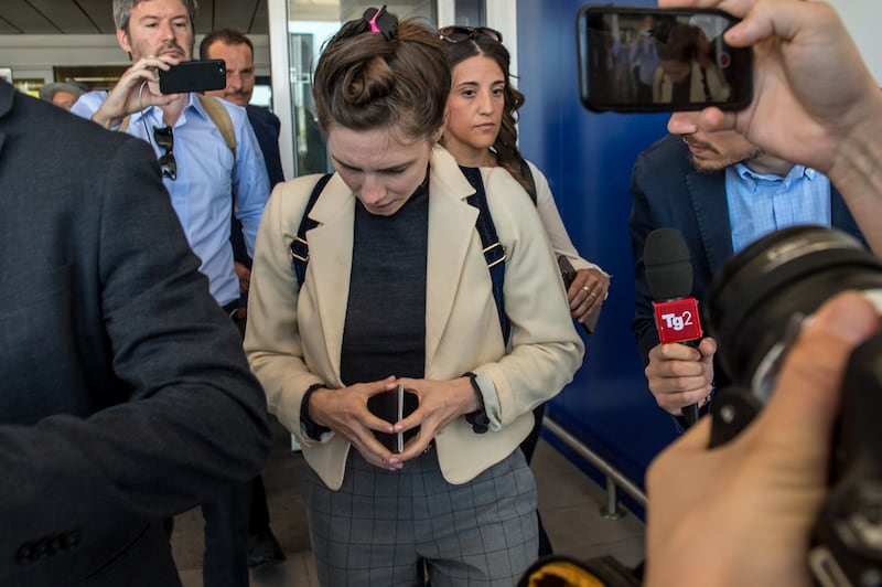 Amanda Knox atterra a Milano: il ritorno in Italia 14