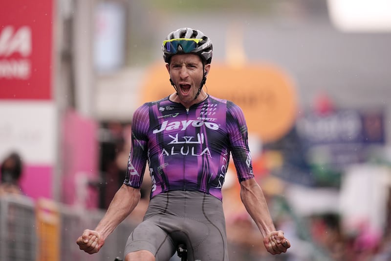 Giro 2025 tappa 20 Harper arrivo