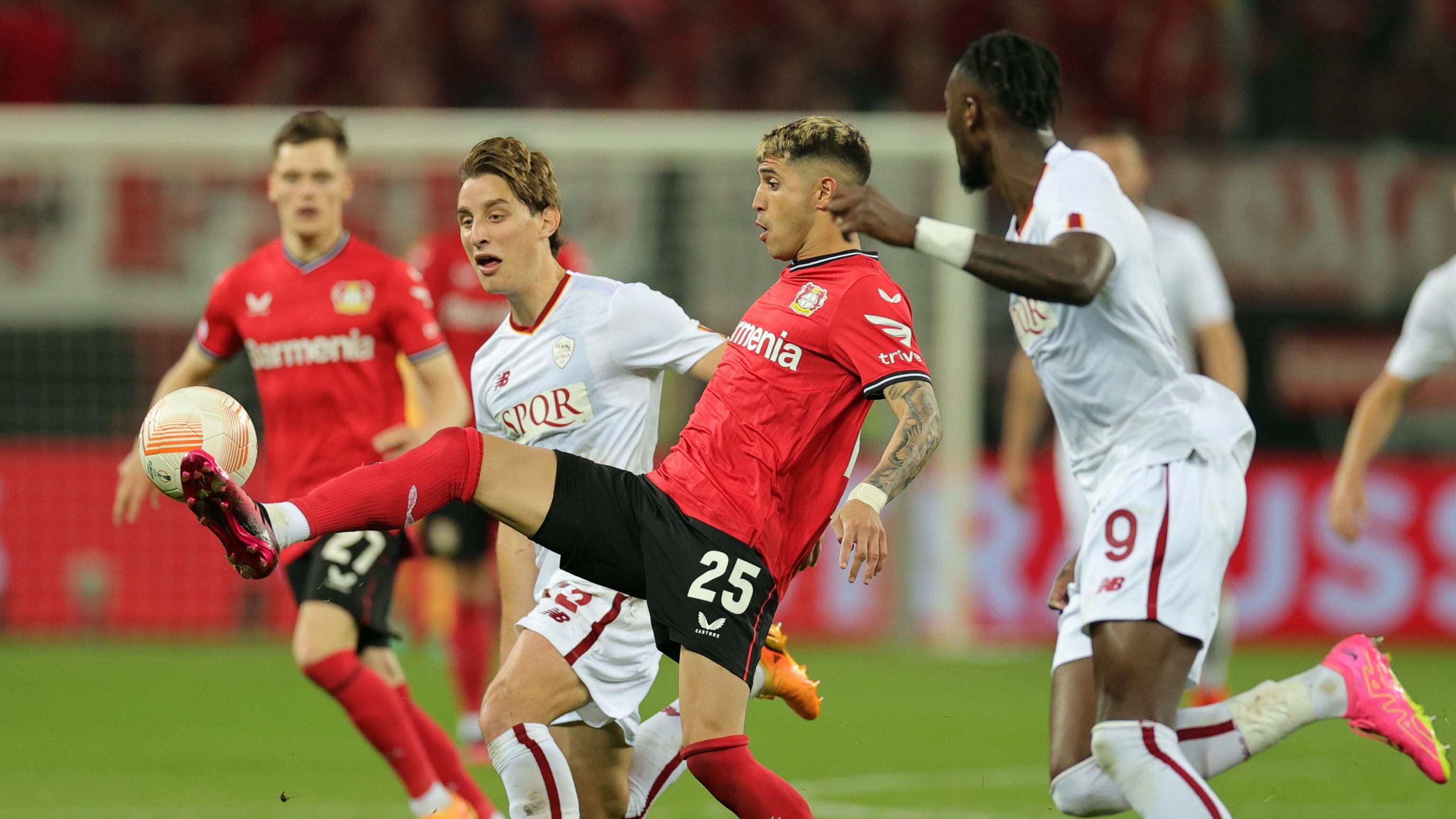 Una Roma alla Mourinho vola in finale. Assedio Leverkusen ma finisce 0-0
