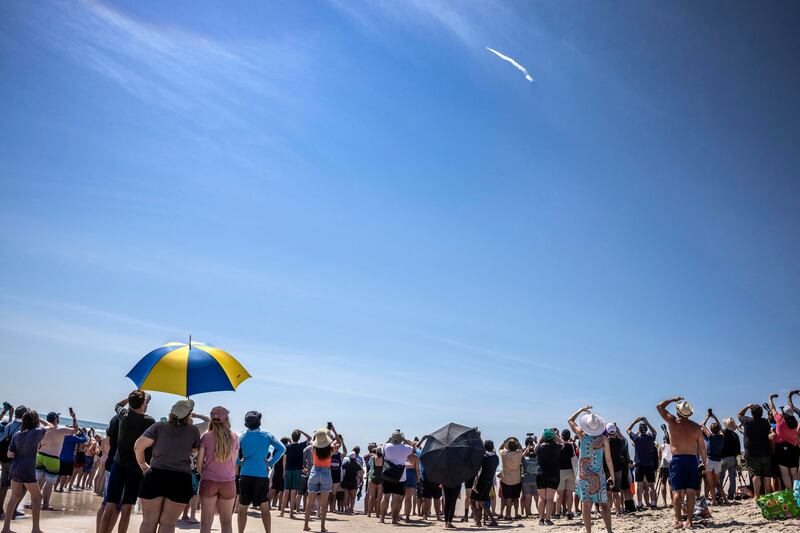 Cape Canaveral, il lancio di Euclid in testa al razzo Falcon 9 della compagnia SpaceX 7