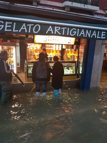 Maltempo in Veneto. Ponte della Priula: crolla il ponte 1