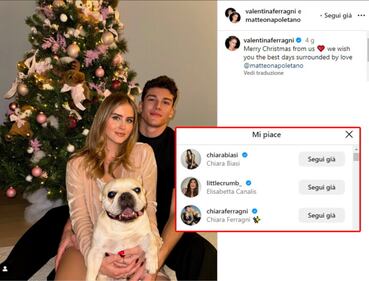 I "Mi Piace" di Chiara Ferragni sui social 4
