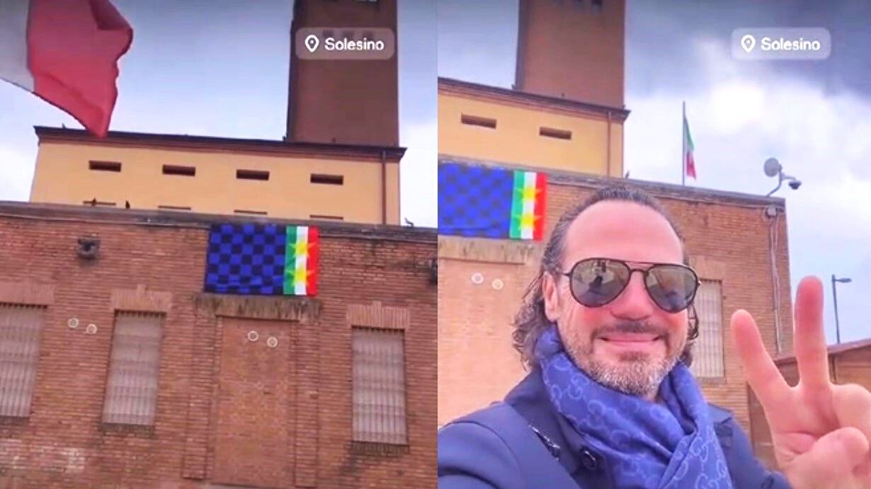 Novelli Don Camillo e Peppone: sindaco issa bandiera dell'Inter per vendicarsi del parroco juventino
