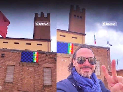 Novelli Don Camillo e Peppone: sindaco issa bandiera dell'Inter per vendicarsi del parroco juventino