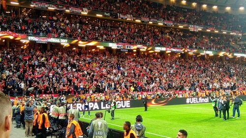 Europa League, i due italiani imbucati alla finale nell'area Vip 7