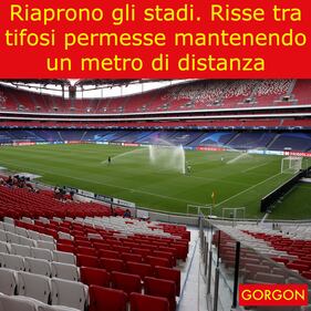 Ecco la satira del giorno. Regole per gli stadi 1