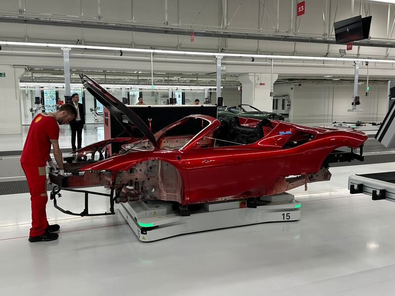 L'e-building Ferrari a Maranello 4
