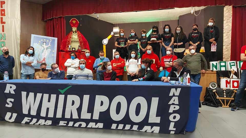 Doccia gelata per i lavoratori Whirlpool: a rischio la continuità occupazionale