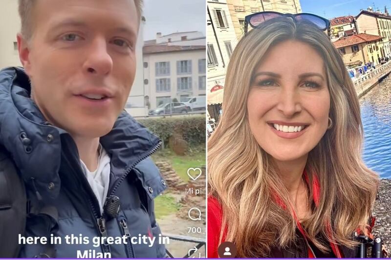 Il giornalista Usa Jake Whittenberg e la reporter Nbc Cheryl Preheim