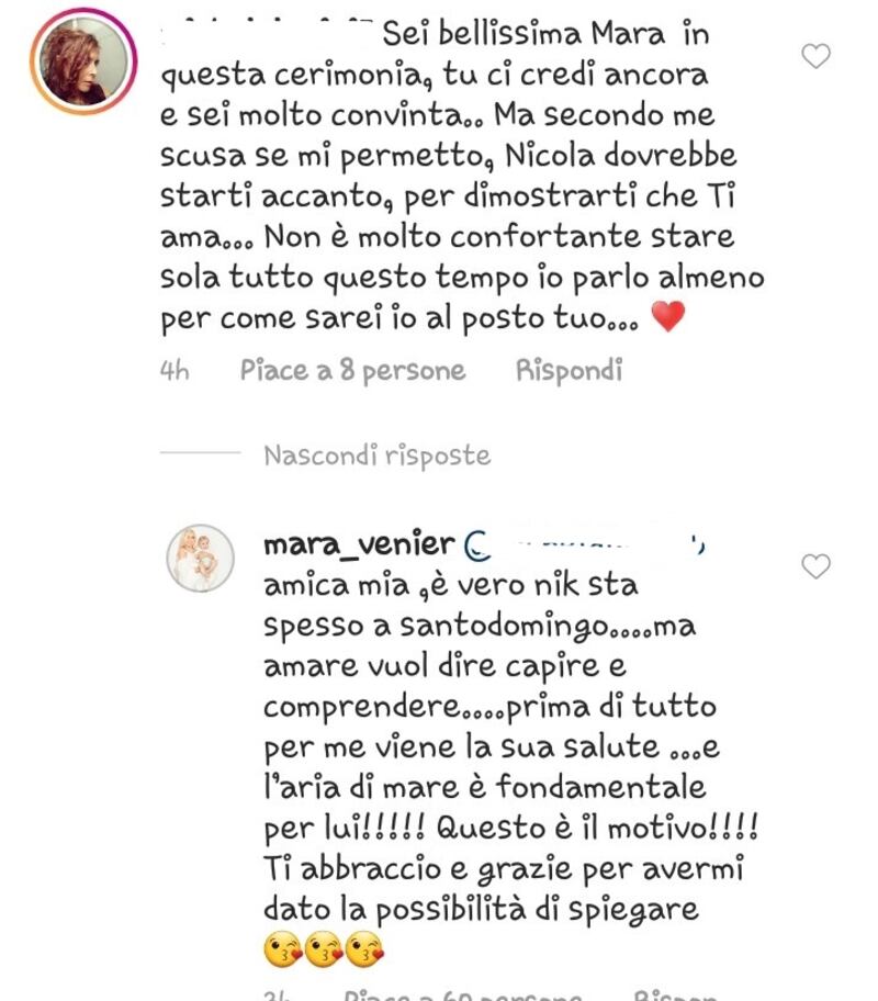 Mara Venier su Instagram