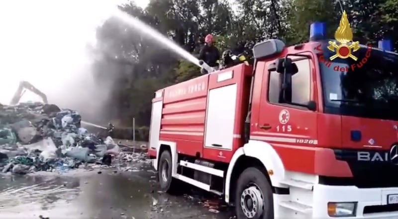 Incendio ad Aviano 3