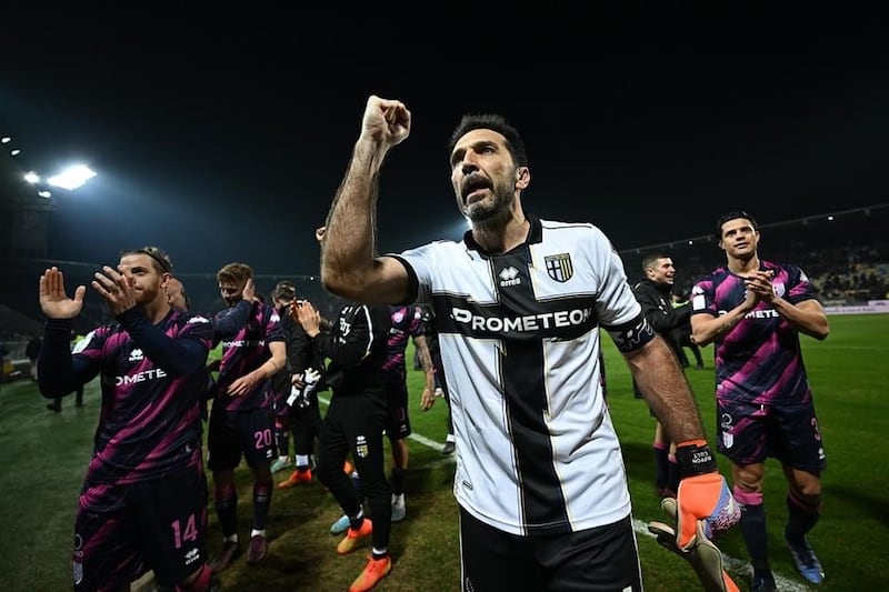 Buffon, portiere del Parma