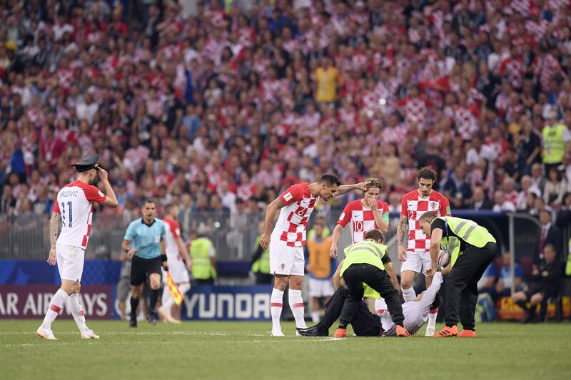 Invasione di campo durante la finale dei Mondiali 2
