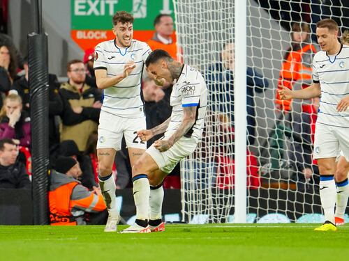 Europa League, Atalanta da sogno ad Anfield: travolge il Liverpool con tre gol