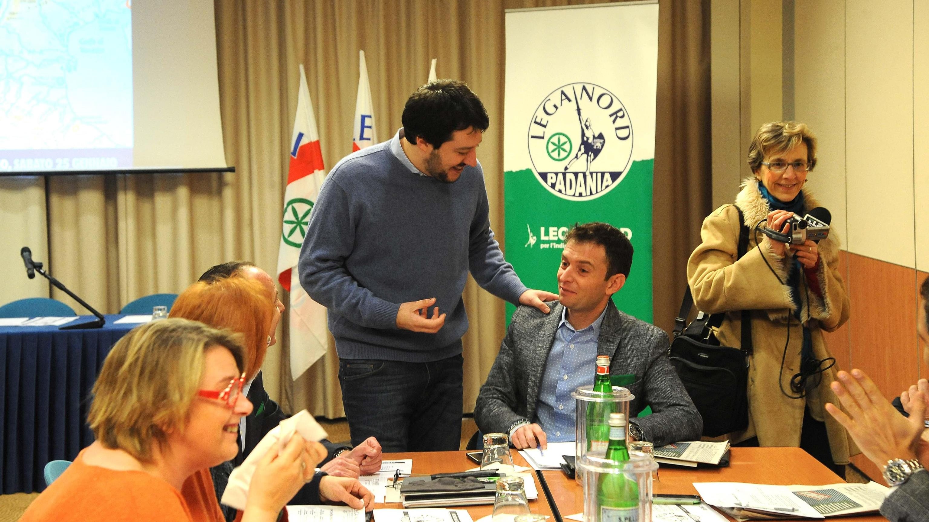 La Lega di Salvini divisa tra l'arrivo di Renzi e i malumori di Tosi