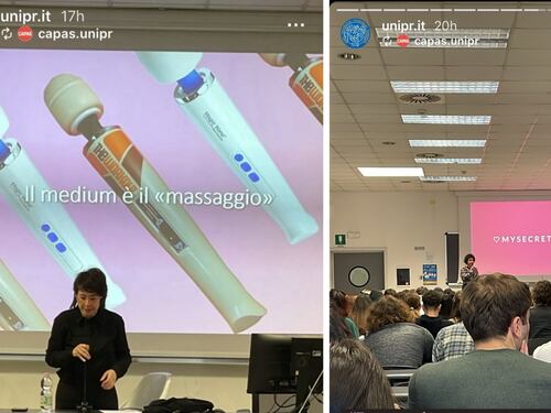 Come affrancarsi dal patriarcato con i sex toys: la lezione choc all'università di Parma