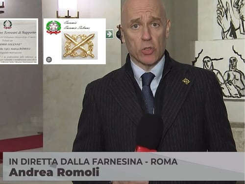 La sinistra lincia il cronista Rai. "La croce celtica come spilla". Ma era un encomio per il covid