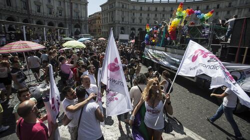 Il gay pride a Roma 1