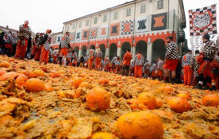 Storica battaglia delle arance ad Ivrea 14