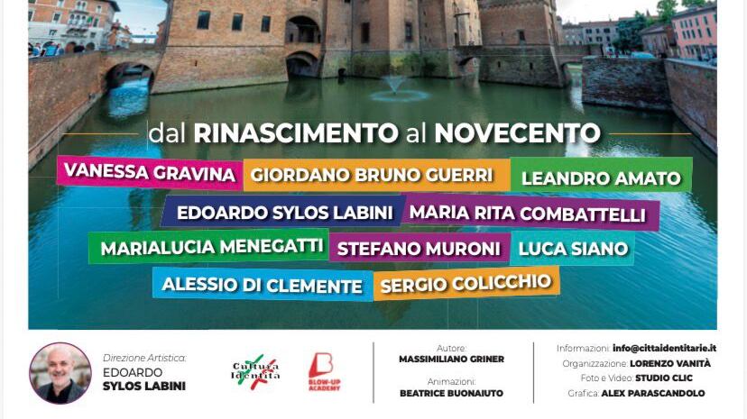 Ferrara sede del dodicesimo Festival delle Città Identitarie. Balboni “Valorizziamo e diffondiamo secoli di cultura ferrarese”
