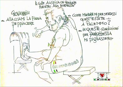 La vignetta del giorno: prove costume per il Colle 1