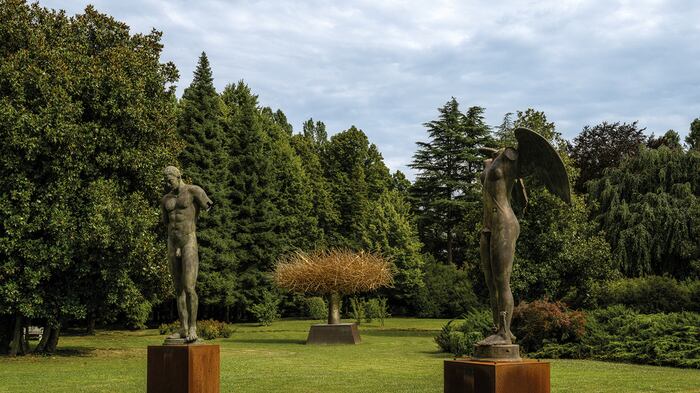 Ora Villa Fürstenberg è la casa della scultura