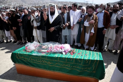 I funerali a Kabul della donna uccisa 7