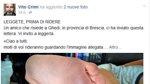 "Attenzione ai piedi sporchi". L'ultimo "complotto" del M5S diventa uno sfottò in rete