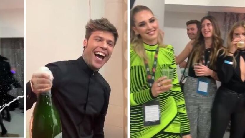 "Volevo bagnare tutte e tre le Ferragni". Ma la battuta di Fedez non piace neanche a Chiara
