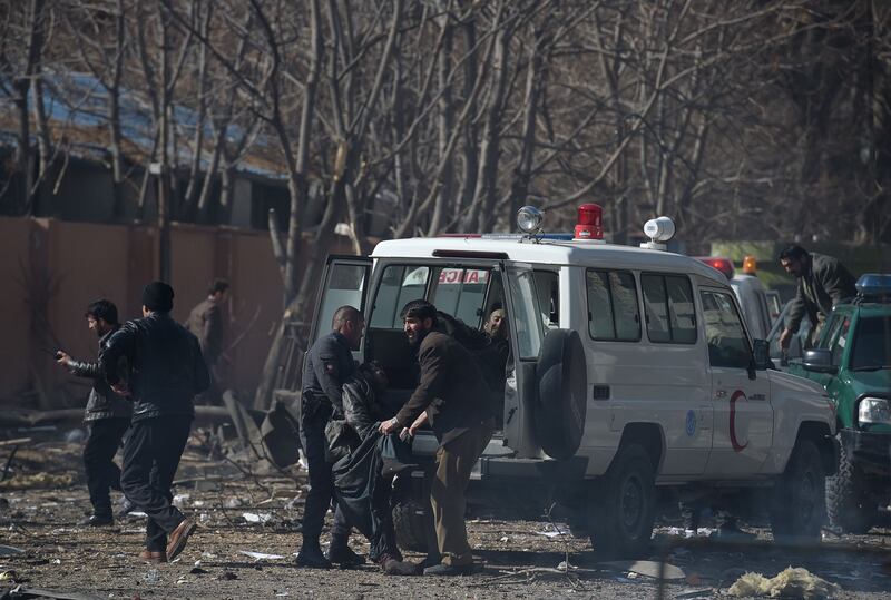 I feriti nell'attentato di Kabul 10