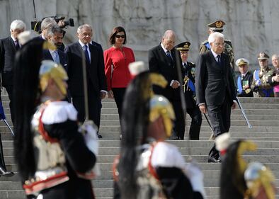 La cerimonia all'Altare della Patria 3
