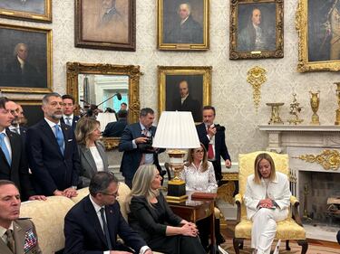 Conferenza stampa di Trump e Meloni alla Casa Bianca 2