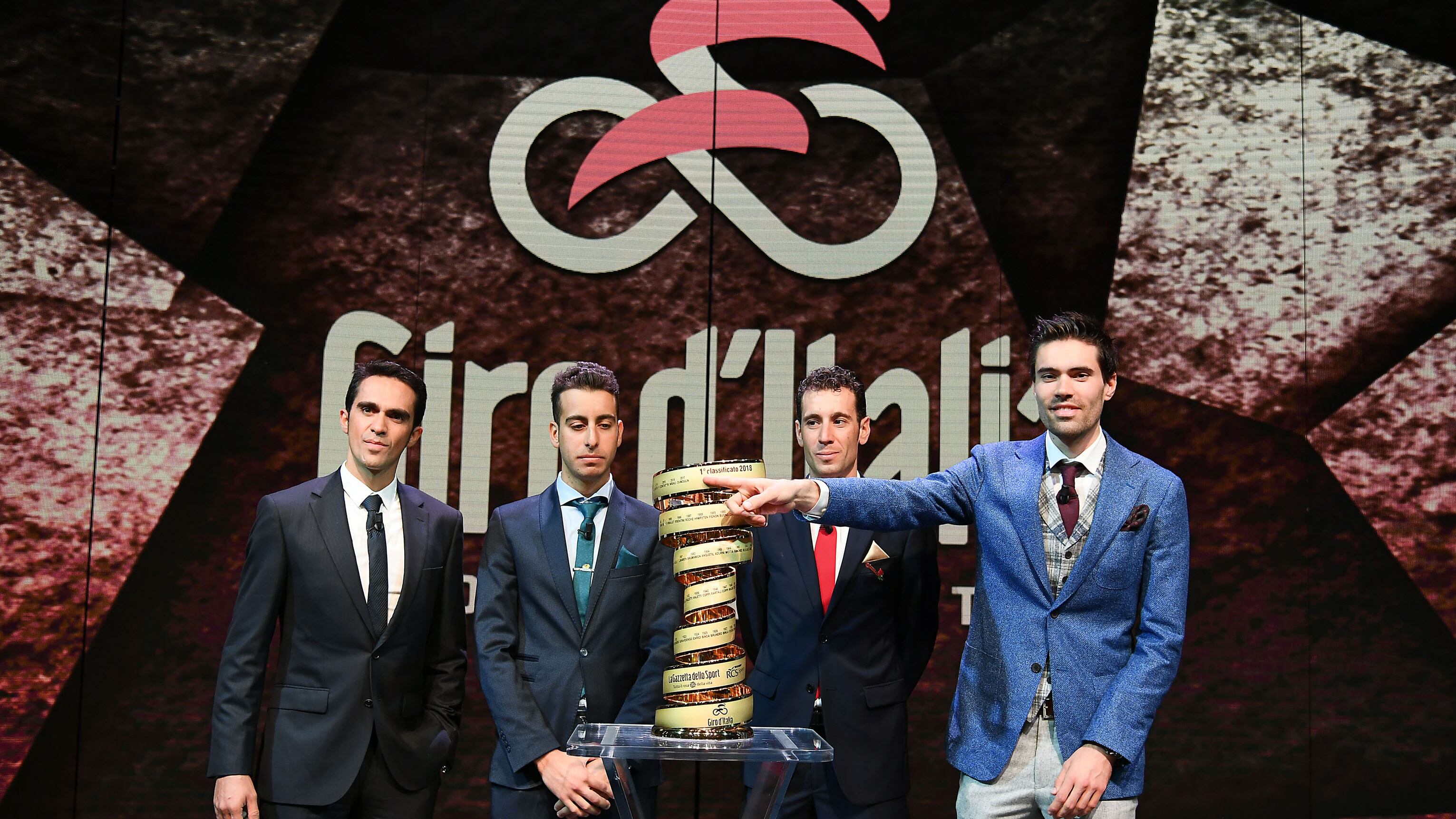 Presentato il Giro d'Italia 2018. Il via in Israele, l'arrivo a Roma