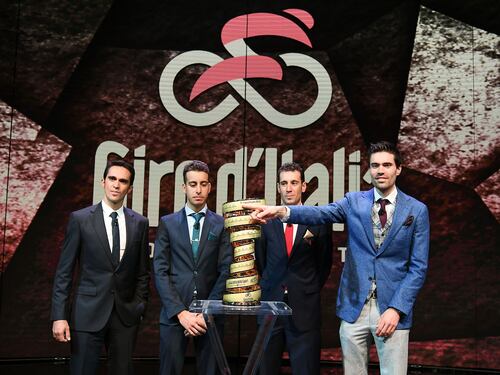 Presentato il Giro d'Italia 2018. Il via in Israele, l'arrivo a Roma