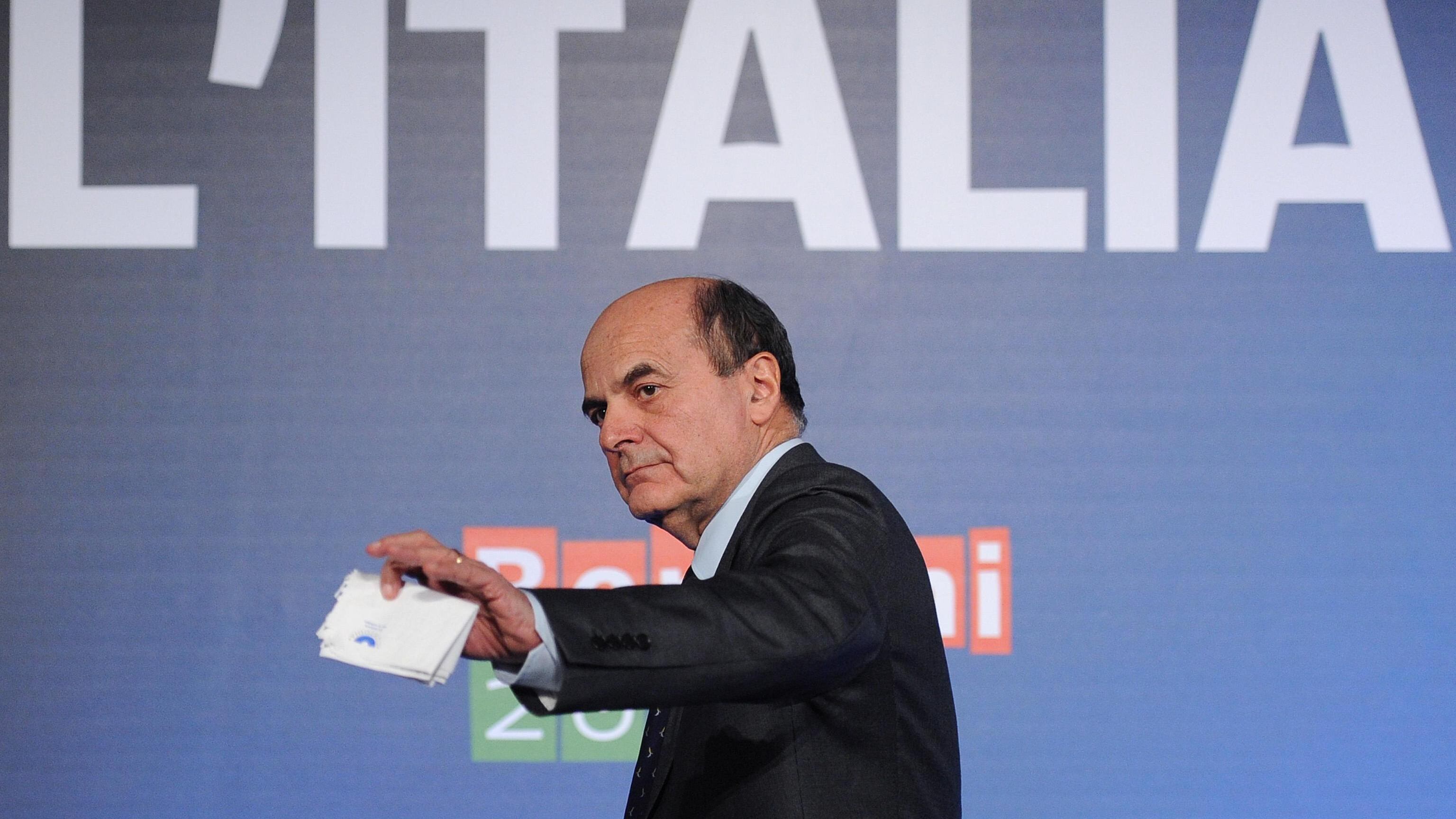 Bersani: "La nostra proposta è un dovere. Da Grillo voglio risposte serie"