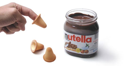 Ecco il biscotto da dito per mangiare la Nutella 1