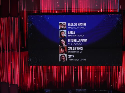 La classifica del Festival: ecco chi sono i 5 finalisti