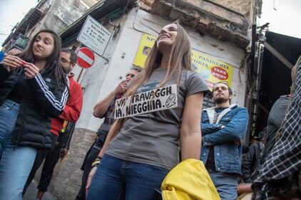 La kermesse della Lega a Palermo: Salvini accolto dai simpatizzanti 2