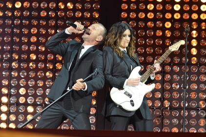 Laura Pausini e Biagio Antonacci in concerto a Pescara 1