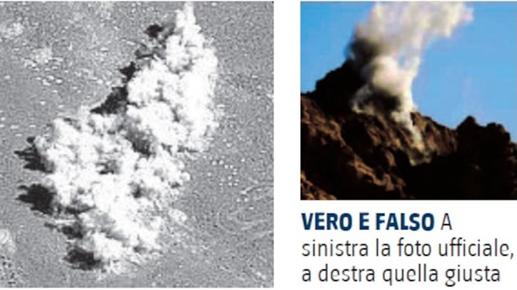 Quella foto "finta" del bombardamento italiano