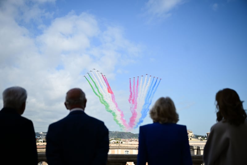 Carlo III e Camilla, primo giorno in Italia 5