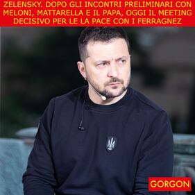 La satira del giorno. Zelensky, il meeting decisivo 1
