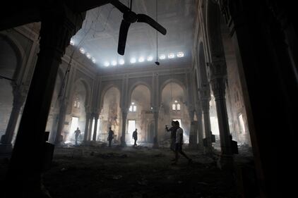La moschea di Rabaa data alle fiamme 5