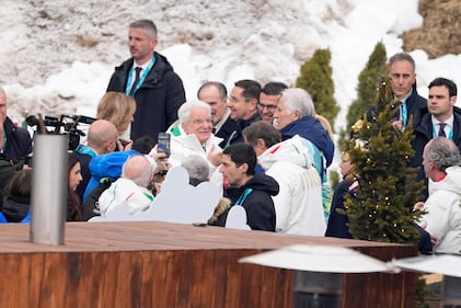 Mattarella assiste al SuperG 5
