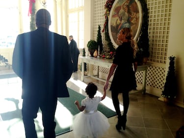 Beyoncé e la figlia alla Casa Bianca per i 50 anni di Michelle Obama 1