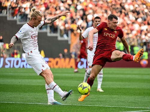 Roma-Milan, botta e risposta nel finale: finisce 1-1 all'Olimpico