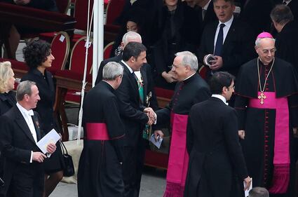 Napolitano e Renzi a San Pietro 7