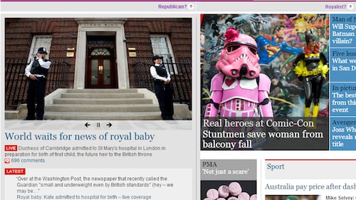 Realista o repubblicano? La doppia home del Guardian 2