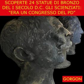 Ecco la satira del giorno. Ritrovate statue di bronzo 1