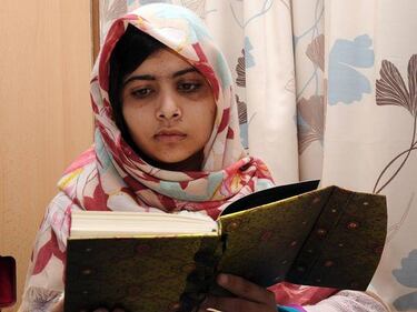 Studentessa pakistana che combatte per i diritti civili delle donne, Malala Yousafzai